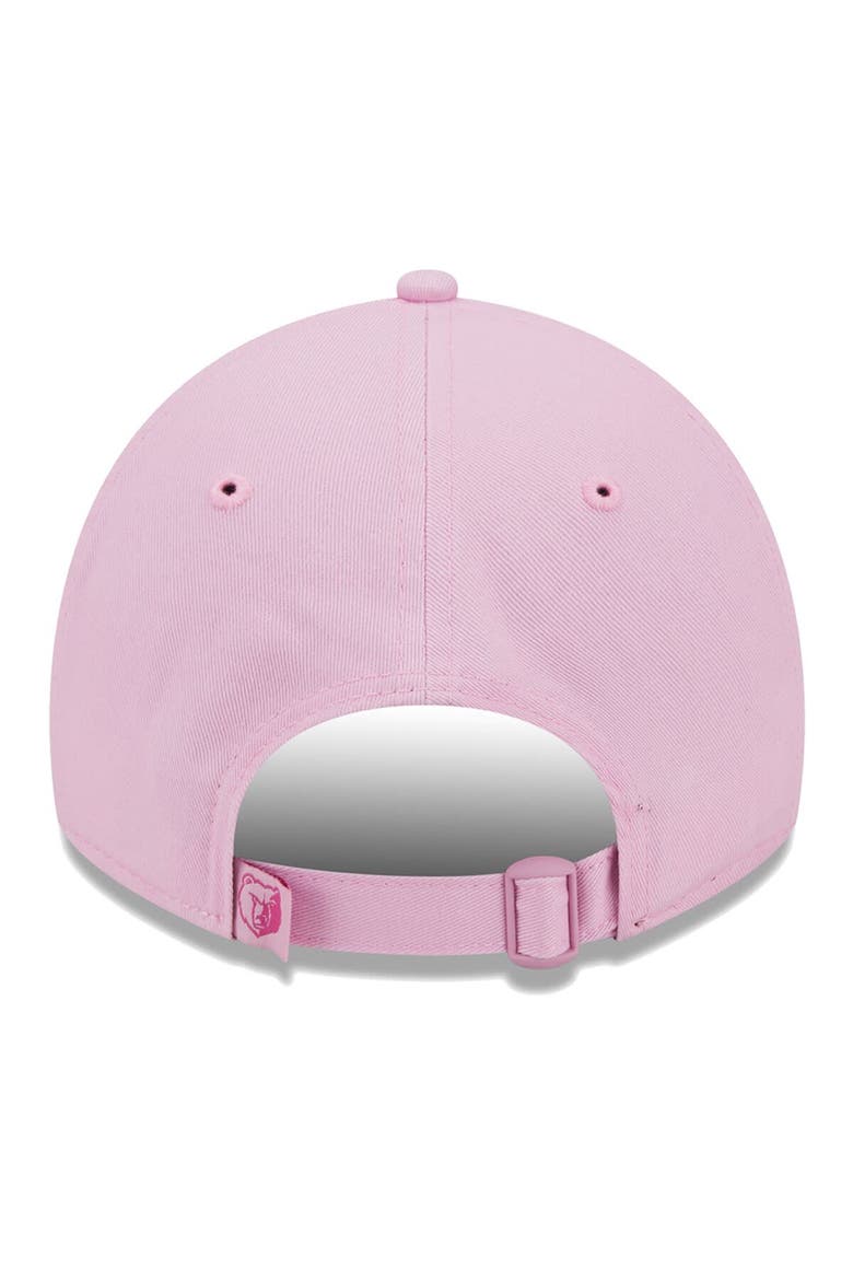 Women's New Era Pink Memphis Grizzlies Colorpack Tonal 9TWENTY Adjustable Hat, Alternate, color, Pink