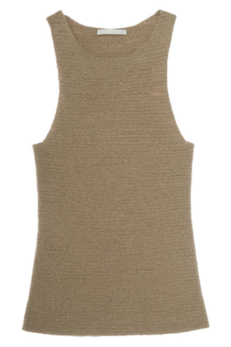 Ribbon Sweater Tank, Main, color, TAN
