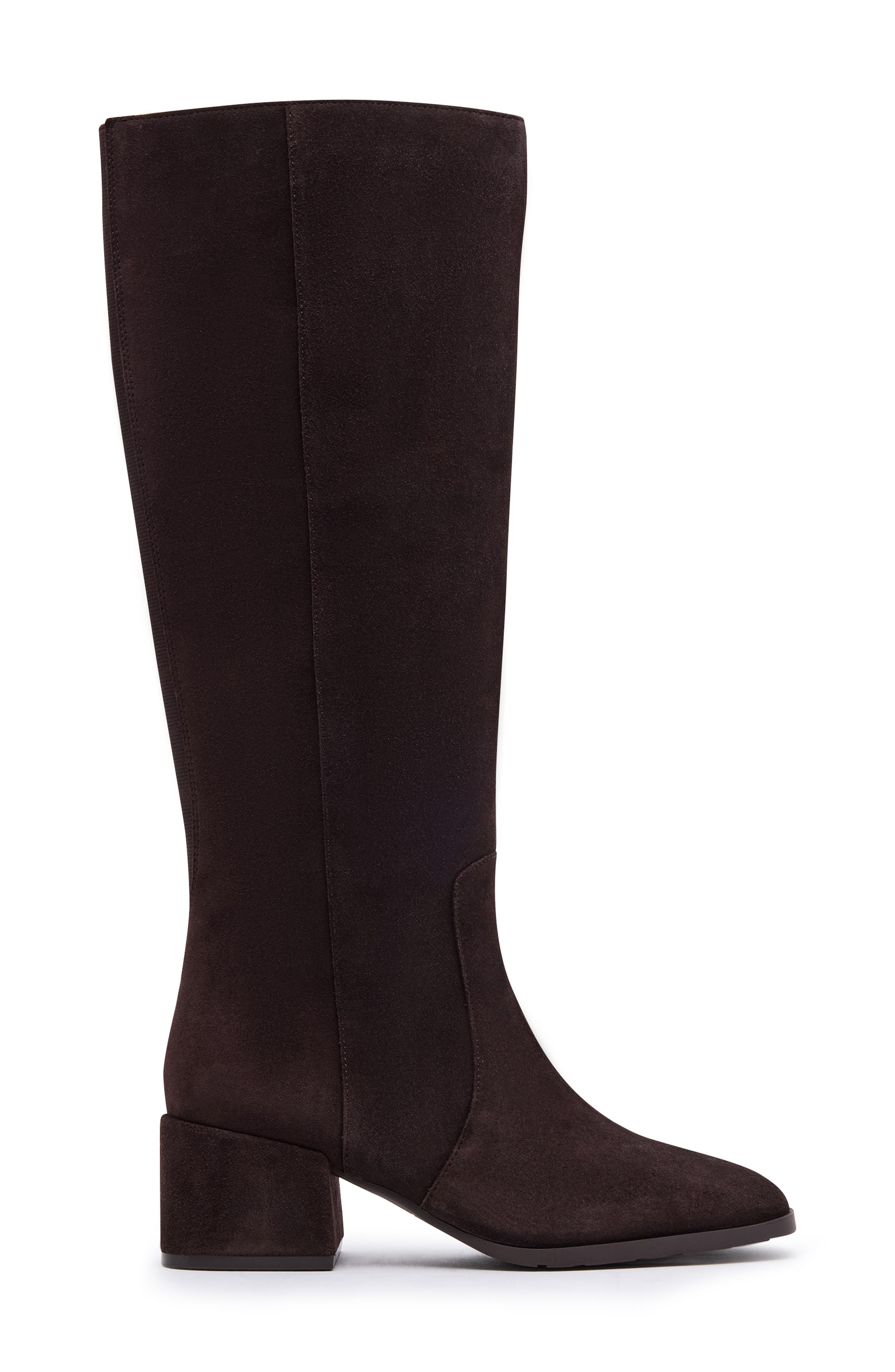 Felicity Knee High Boot, Alternate, color, JAVA SUEDE