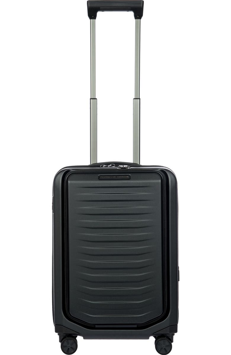 Porsche Design Roadster 21" Carry-on Expandable Spinner, Main, color, Black Matte