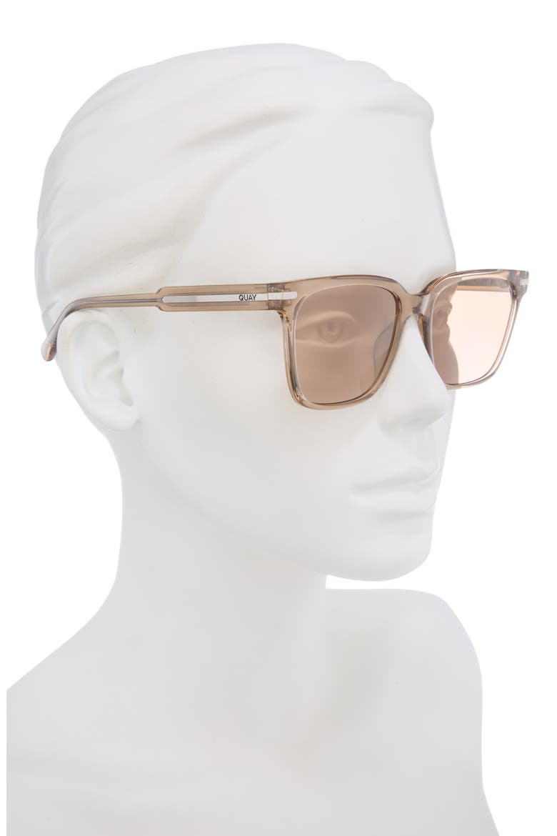 Recap 56mm Small Square Sunglasses, Alternate, color, SAND/ TAN