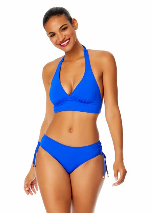 ANNE COLE LIVE IN COLOR HALTER BIKINI TOP 