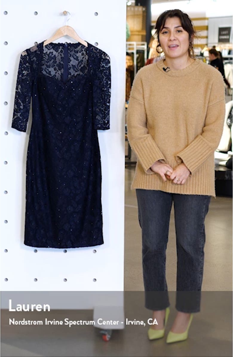 Lace Cocktail Dress, sales video thumbnail