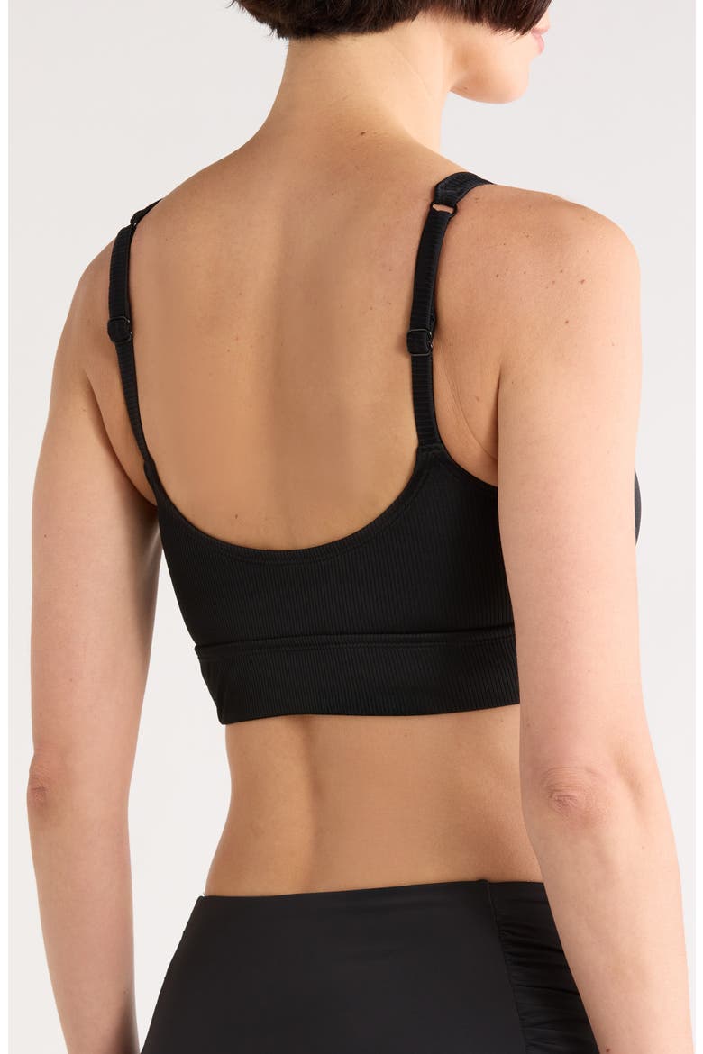 Sizzle Underwire Bikini Top, Alternate, color, BLACK