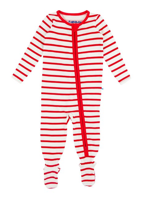 Modal Blend Baby Boys One Piece Footie Pajamas