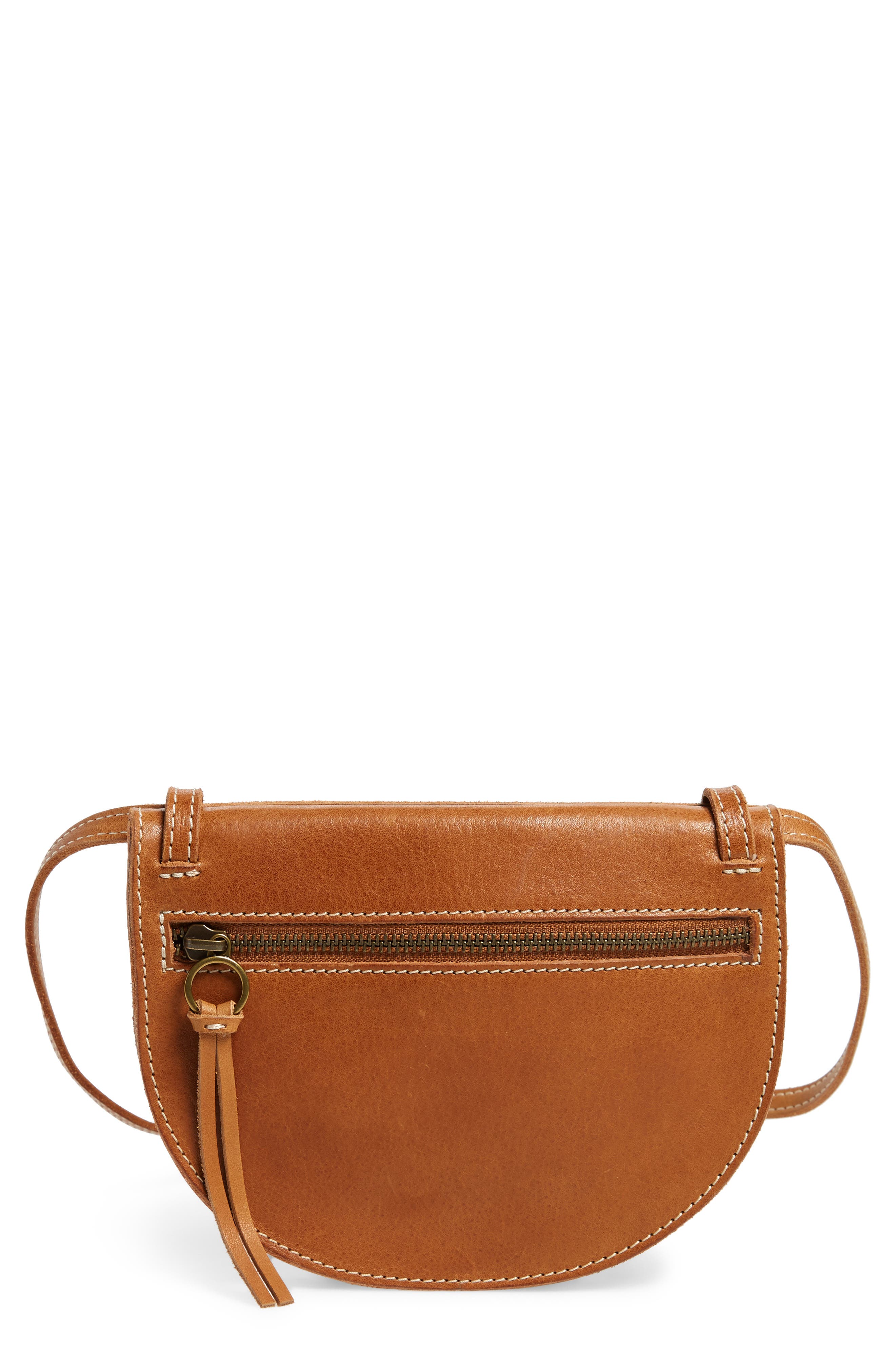 Madewell Siena Leather Belt Bag, Main, color, 
