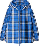 Burberry Check Nylon Hooded Jacket