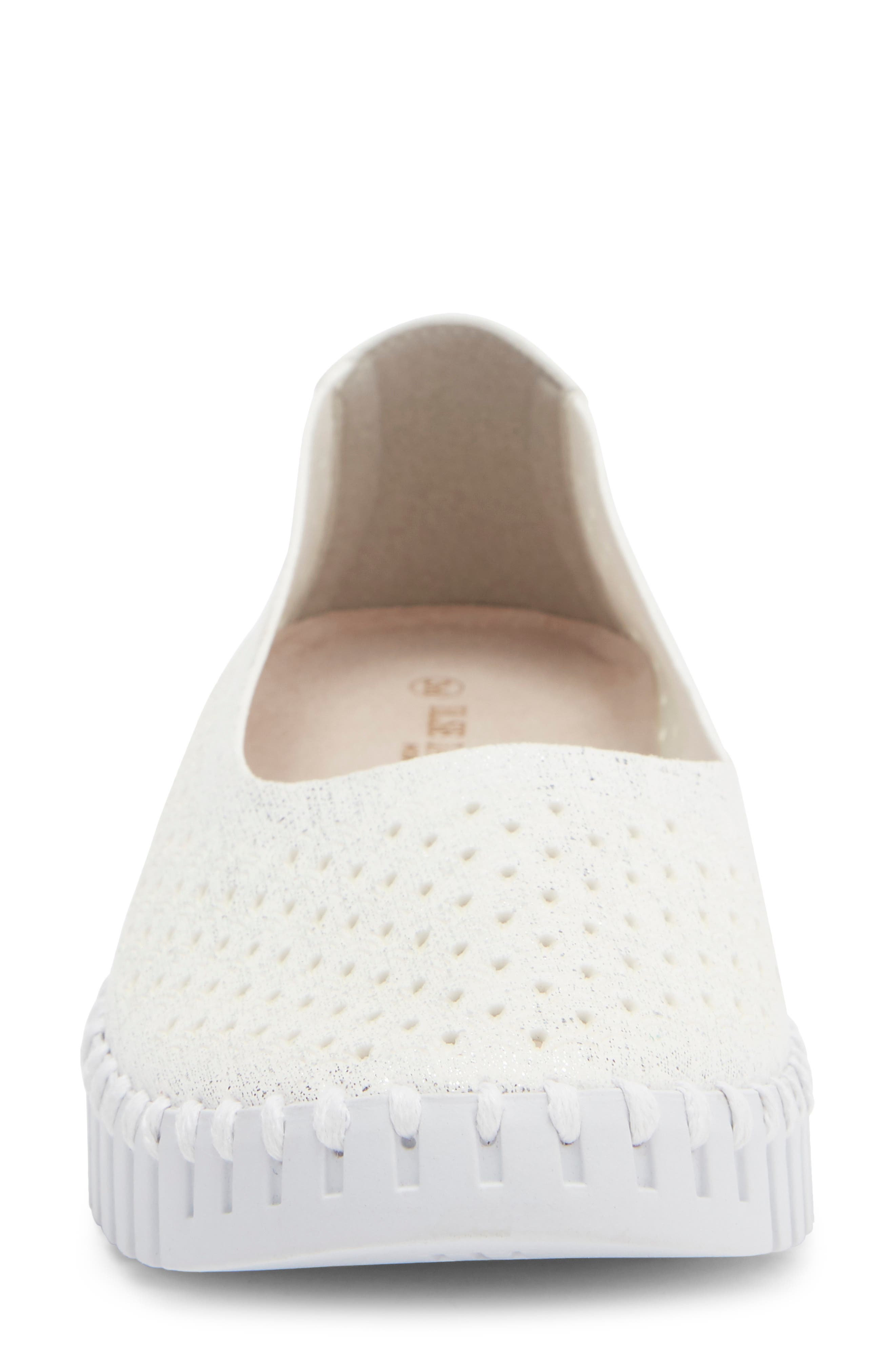 Tulipu Perforated Slip-On Sneaker, Alternate, color, WHITE