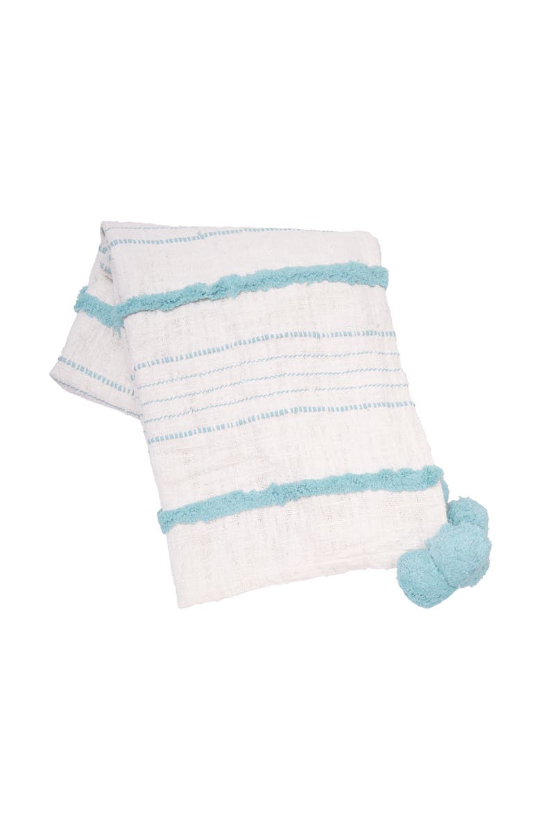 carol & frank Lee Throw Blankets Collection, Main, color, Blue