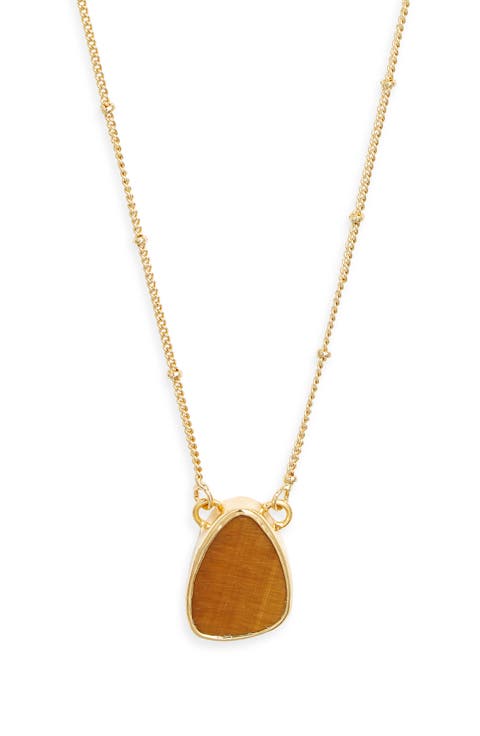 Orion Tiger's Eye Pendant Necklace