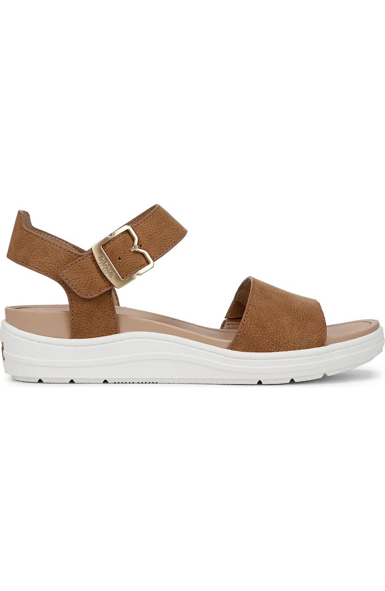 Dr. Scholl's Time Off Sky Ankle Strap Platform Sandal, Alternate, color, Honey Brown