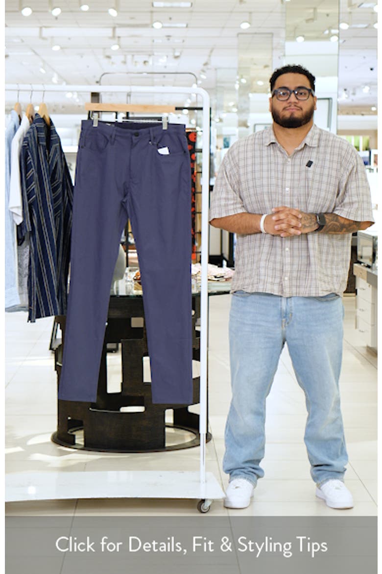The Five-Pocket Undercover Slim Straight Leg Tech Pants video