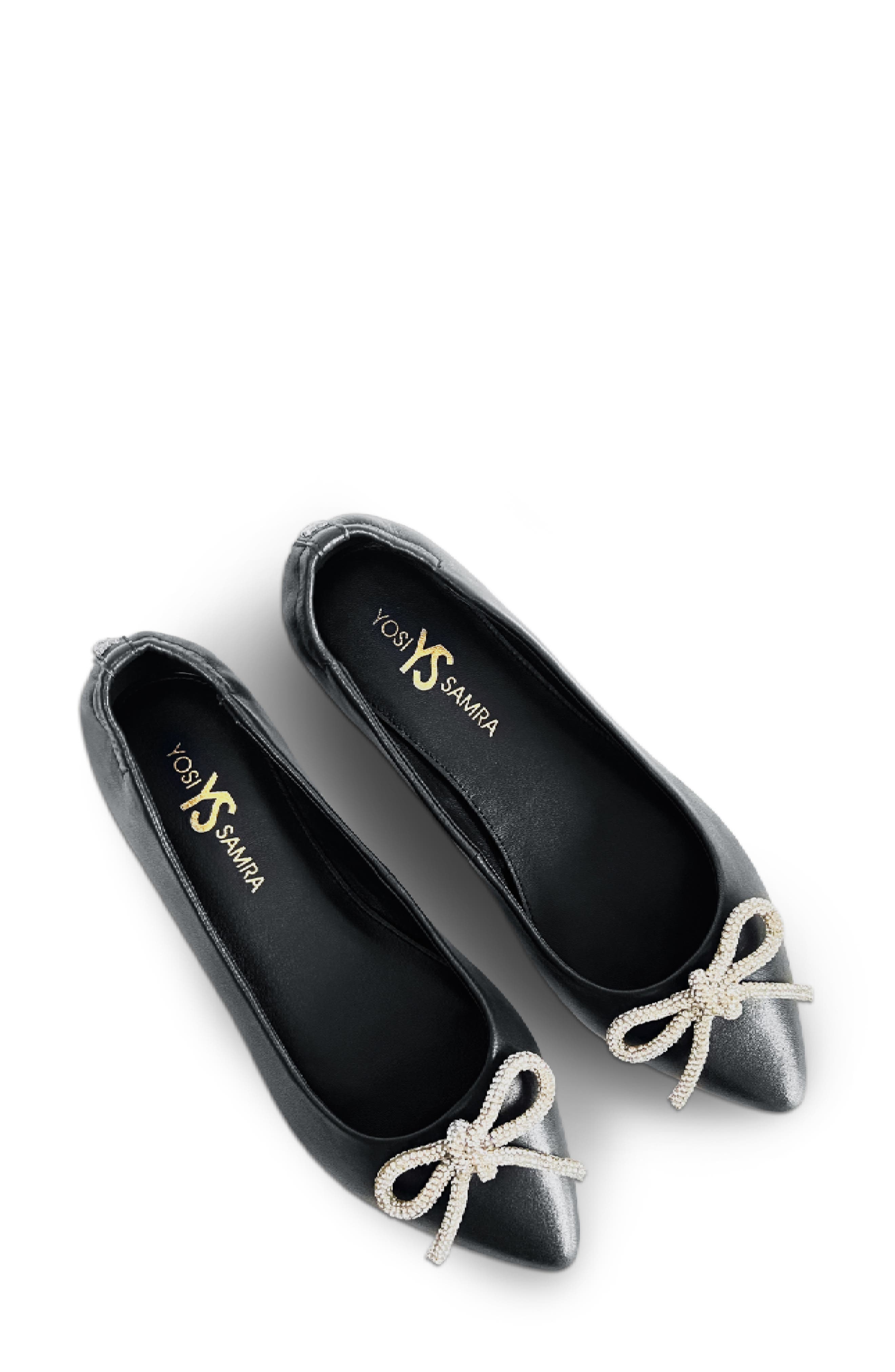 Yosi Samra Vivienne Pointed Toe Flat, Alternate, color, 