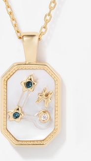 Little Sky Stone Birthstone Zodiac Charm Necklace