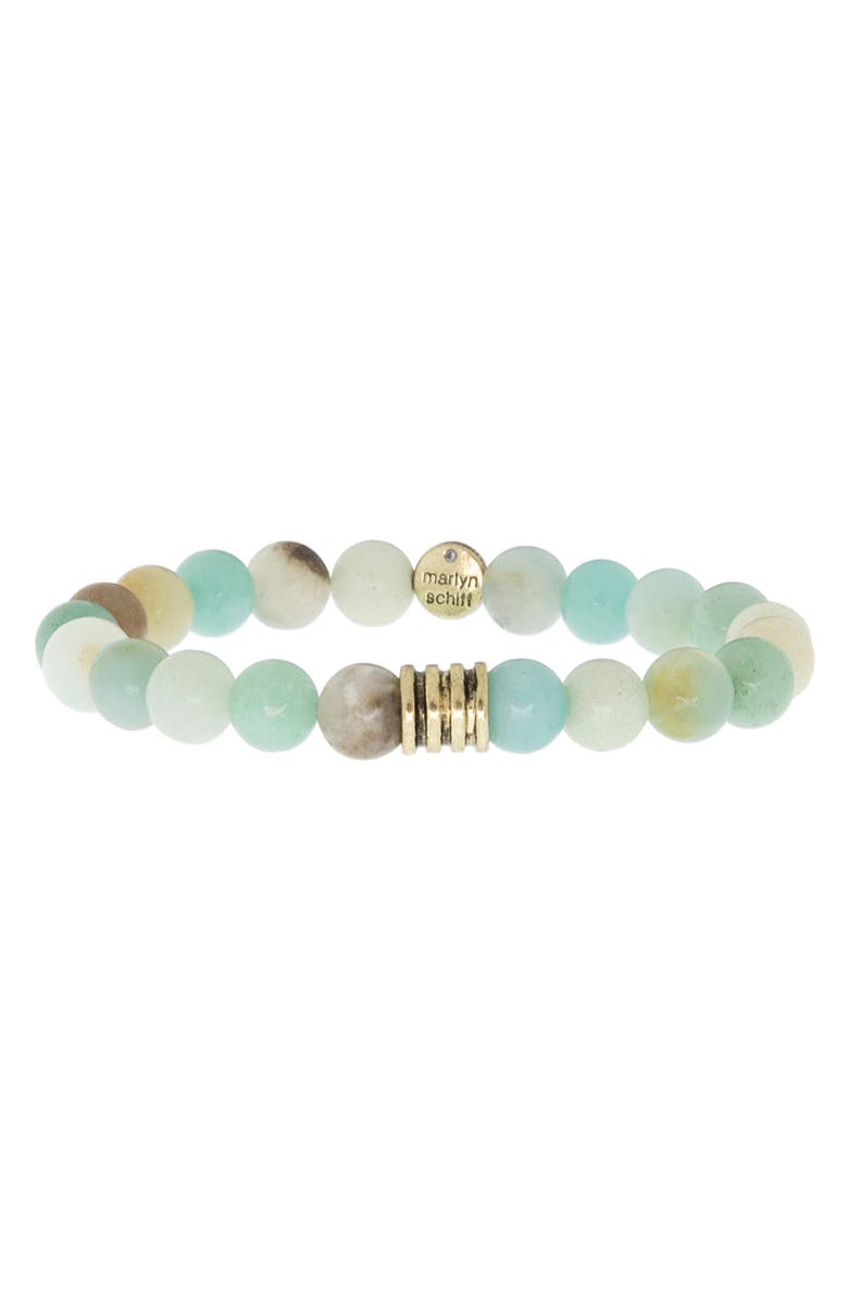 MARLYN SCHIFF Natural Stone Beaded Bracelet, Main, color, 