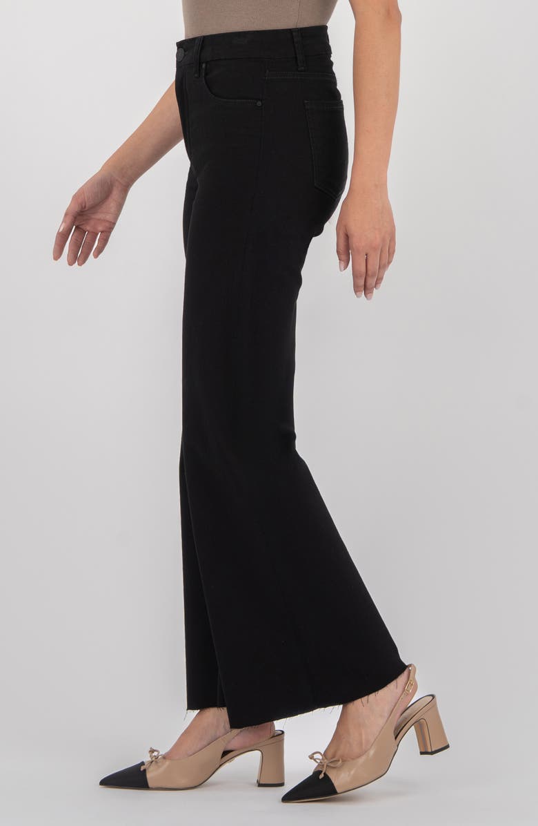 Meg Raw Hem Wide Leg Jeans