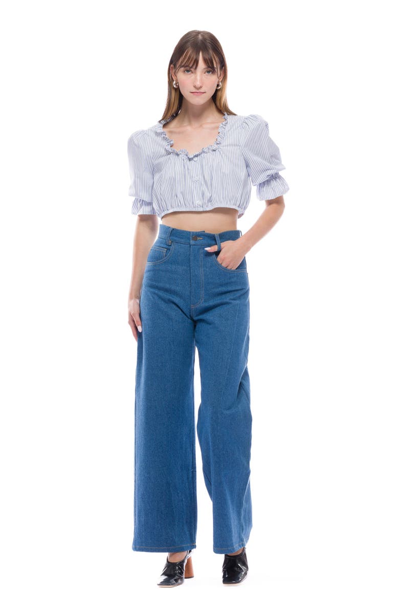 Toit Volant Coco Cowboy Cut Pants, Alternate, color, 