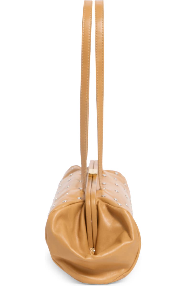 Clare V. Yvette Stud Leather Shoulder Bag, Alternate, color,
