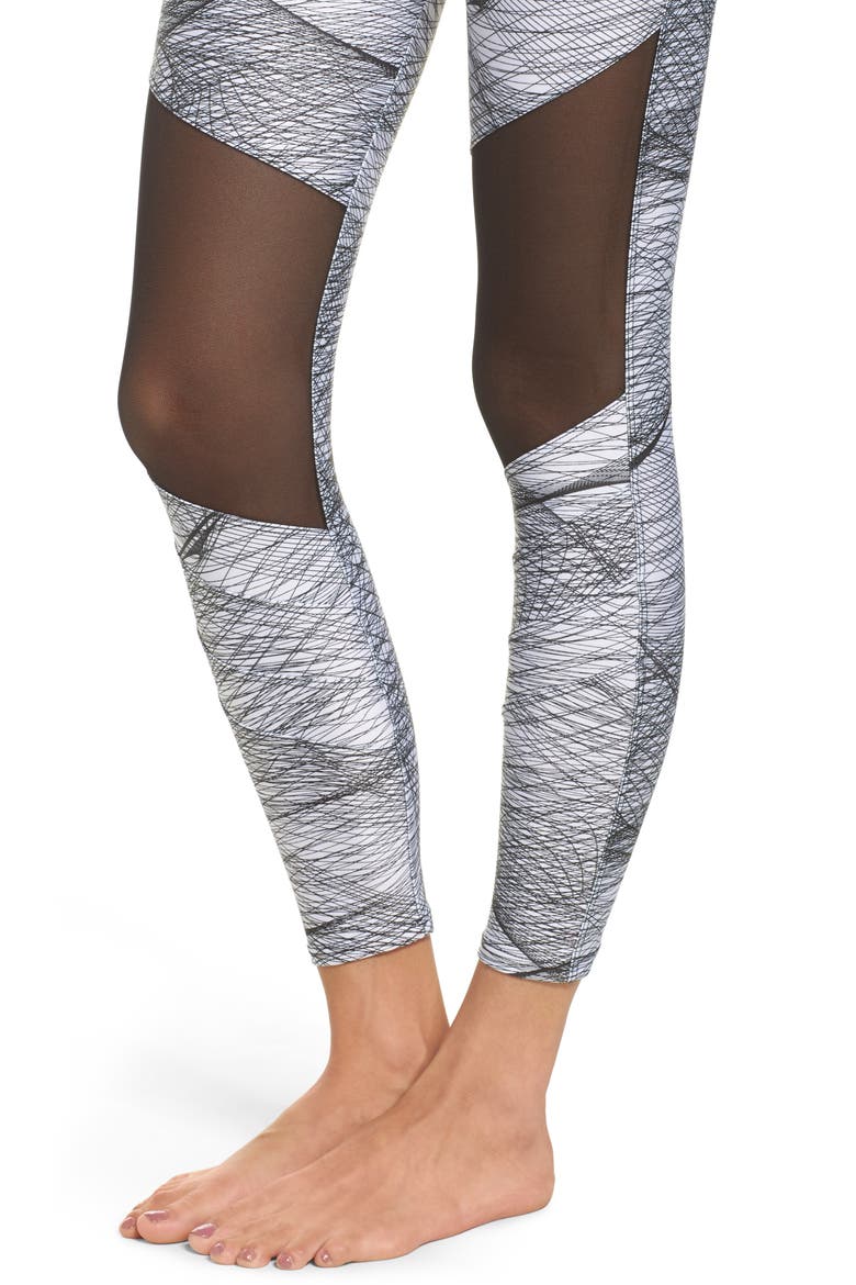 High Rise Moto Capris, Alternate, color, TANGLED