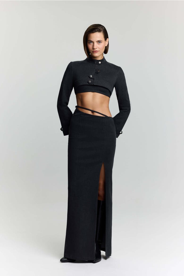 Dreams Denim Skirt, Main, color, Navy