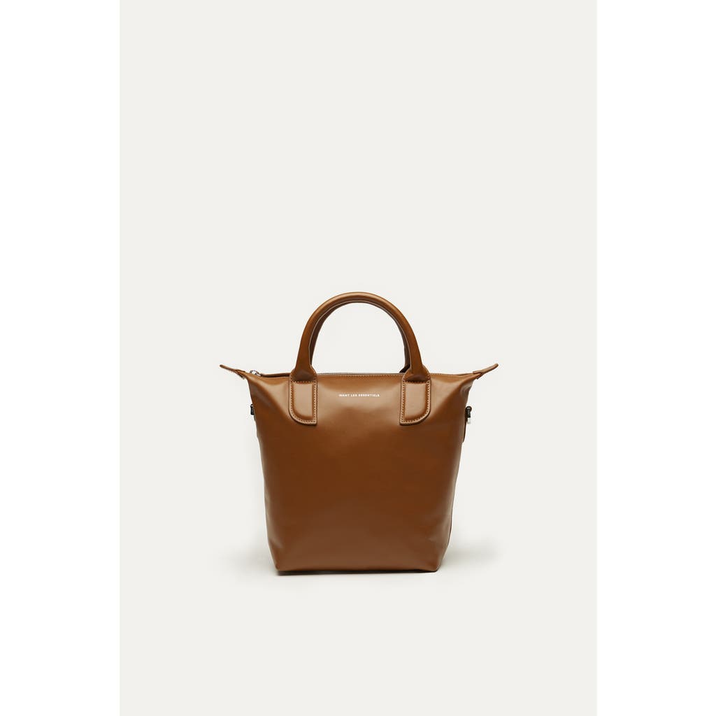 Want Les Essentiels De La Vie Want Les Essentiels Petit O'hare Smooth Leather Tote In Cuero