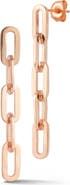 CHLOE AND MADISON Chain Link Drop Earrings