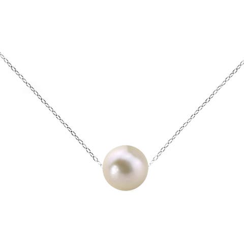 Sterling Silver Pearl Necklace