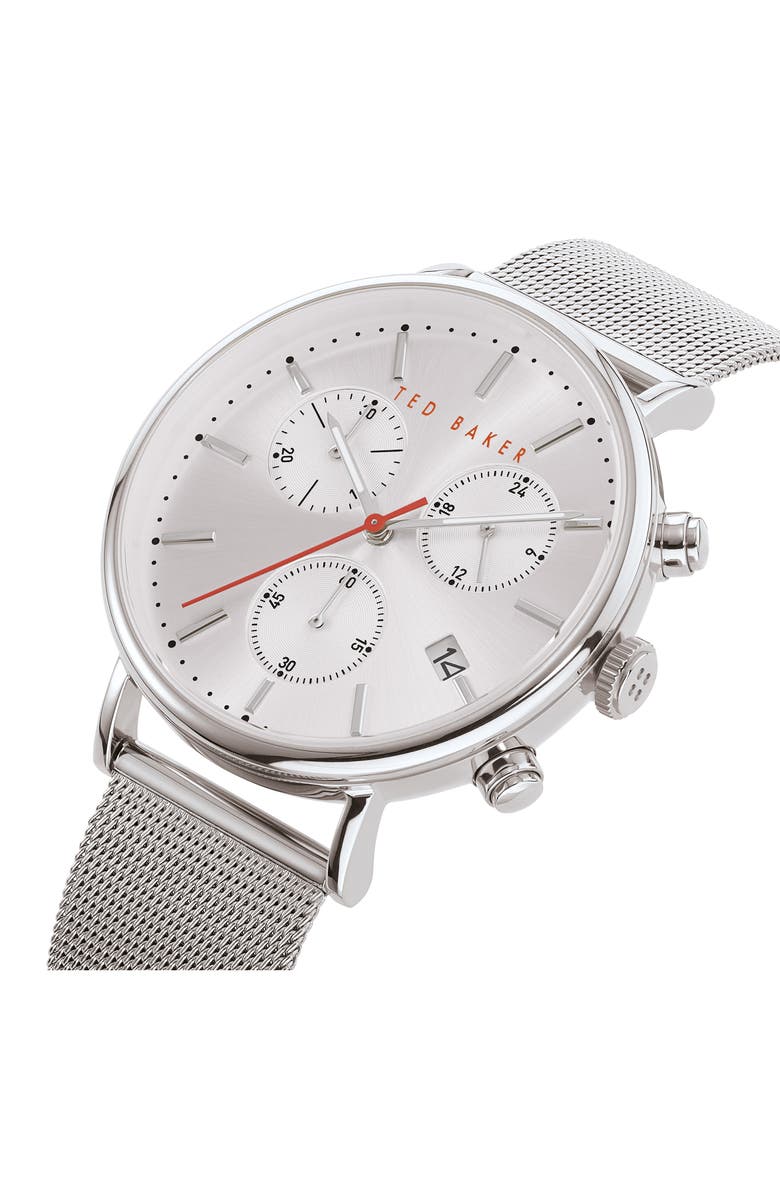 Ted Baker London Mimosaa Chronograph Mesh Strap Watch, 41mm, Alternate, color, 