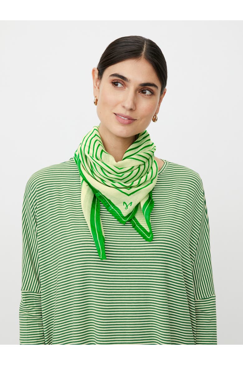 Featherlight Striped Scarf, Main, color, Mint Green