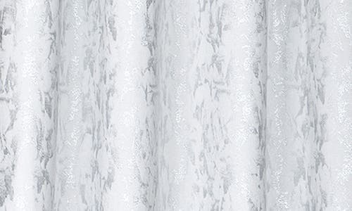 Dainty Home Set Of 2 Jacquard Room Darkening Curtains In Silver