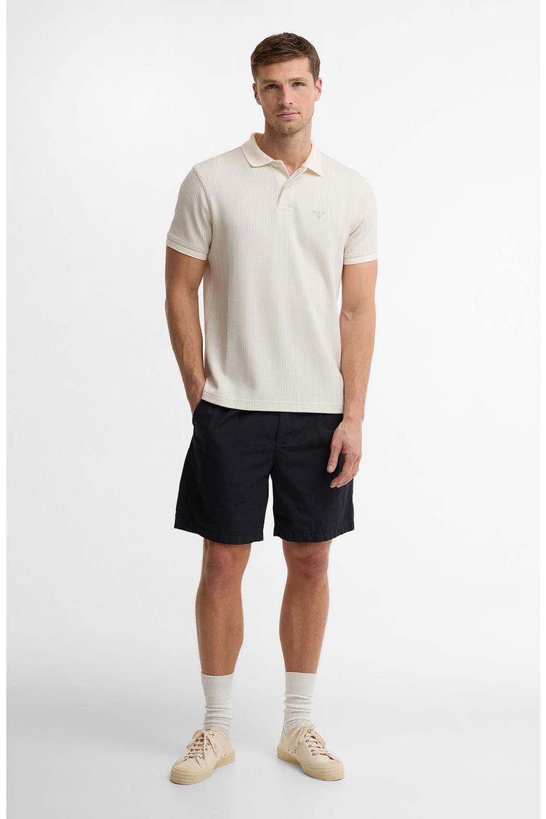 Harworth Textured Stripe Cotton Polo, Alternate, color, WHISPER WHITE