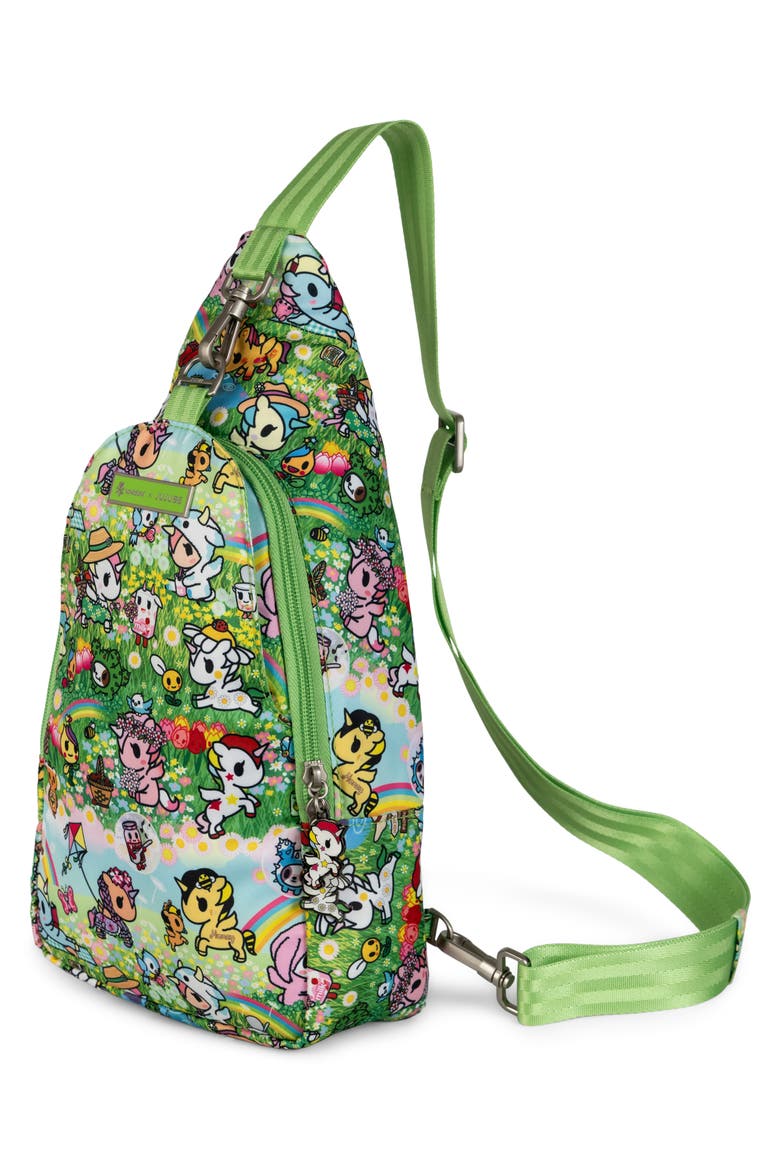 tokidoki Crossbody Sling Bag, Alternate, color, MEADOW BLOOMS