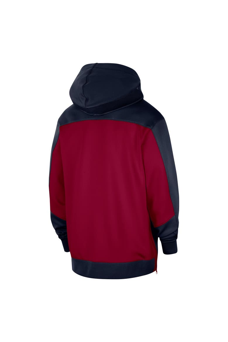 Men's Nike Navy Denver Nuggets Authentic On-Court Showtime Performance Full-Zip Hoodie, Alternate, color, Navy