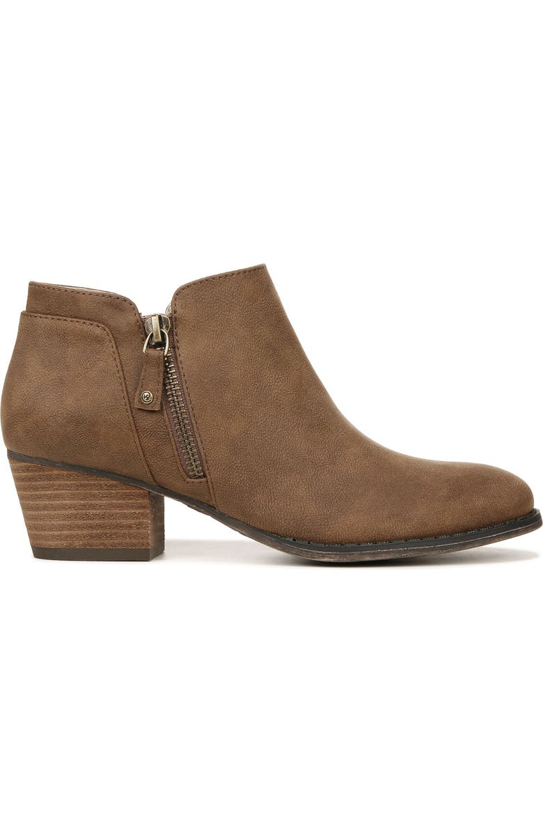 LifeStride Blake Zip Bootie, Alternate, color, Cognac
