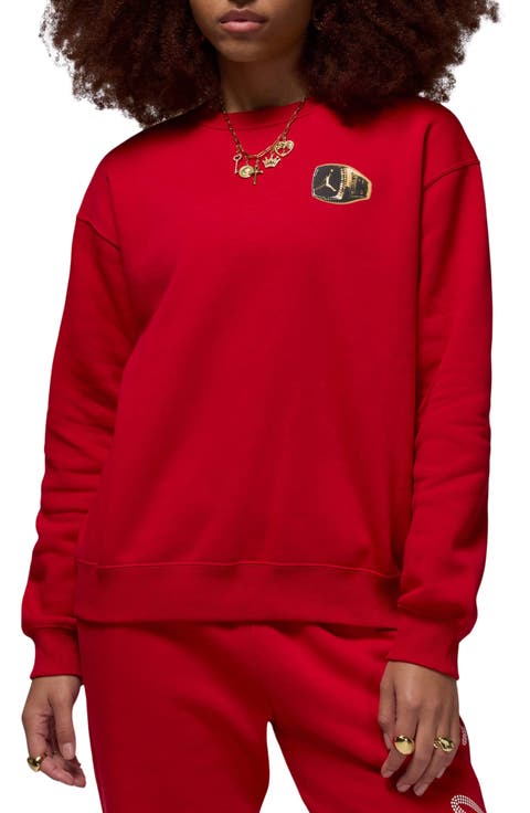 ★codegraphy★ Woman Rose Emblem Sweatshirt Red Women's Red Sweatshirts & Hoodies | Nordstrom