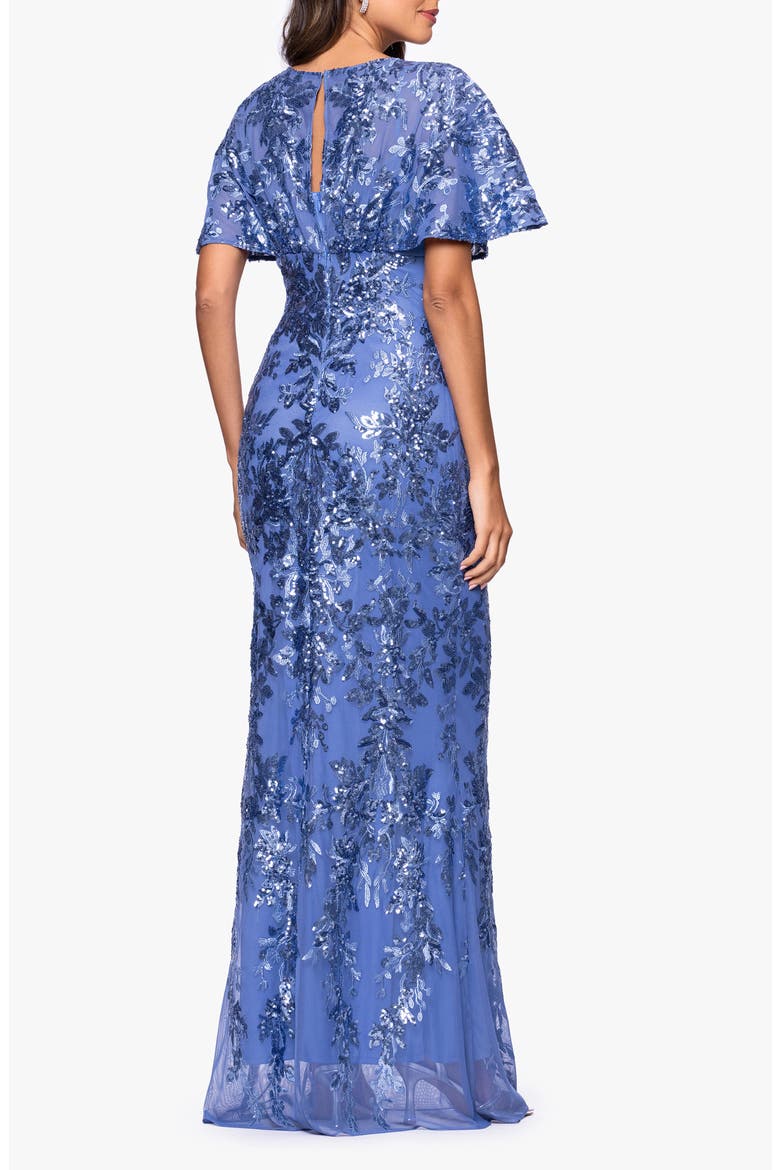 Sequin Mesh Dress, Alternate, color, PERIWINKLE