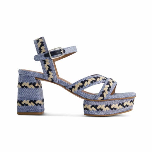 BERNARDO FOOTWEAR BERNARDO FOOTWEAR LIANA EMBROIDERED PLATFORM SANDAL