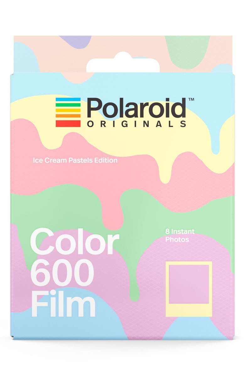 Polaroid Originals Ice Cream Pastels Edition 600 Color Instant Film, Alternate, color, 