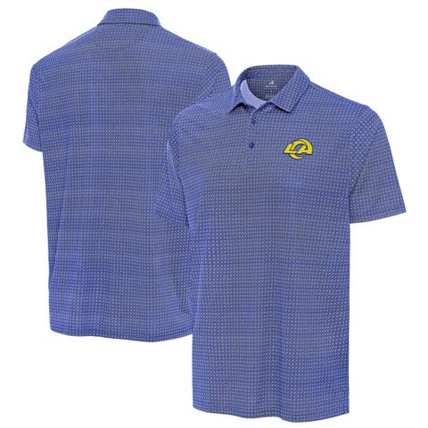 Men's Antigua Royal Los Angeles Rams Mosaic Polo