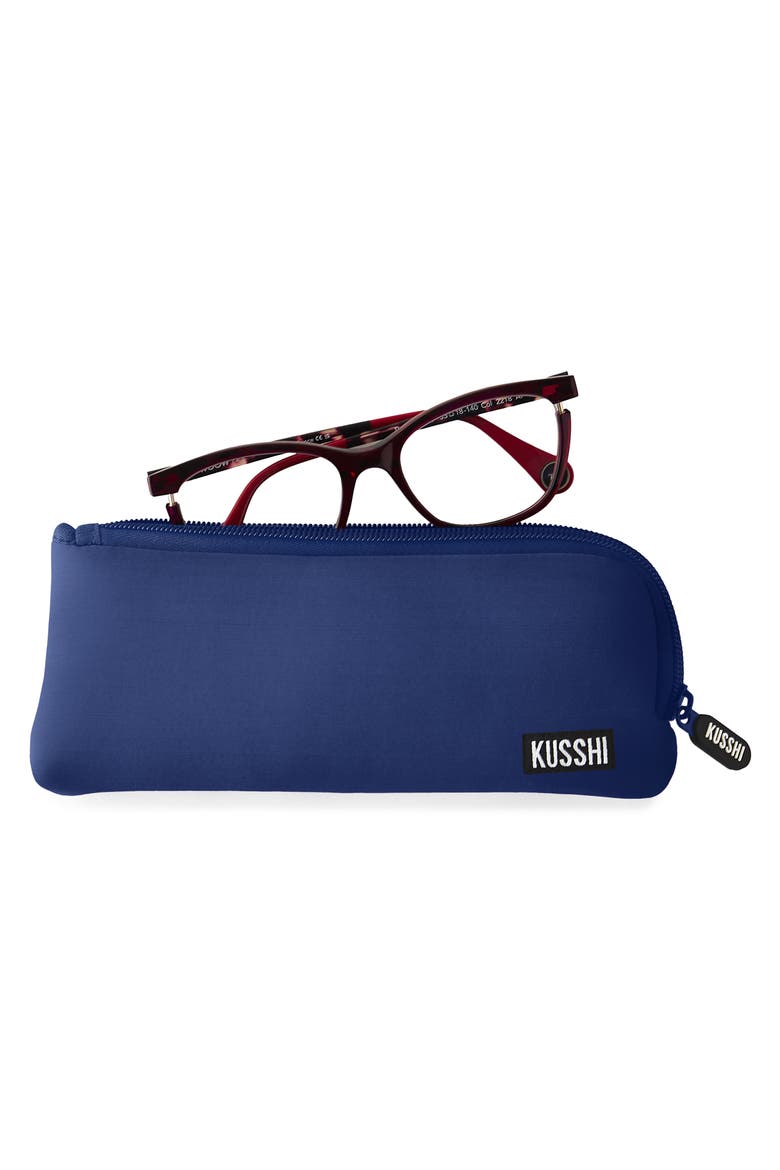 Cosmetics Pencil Case, Alternate, color, NAVY/ KHAKI