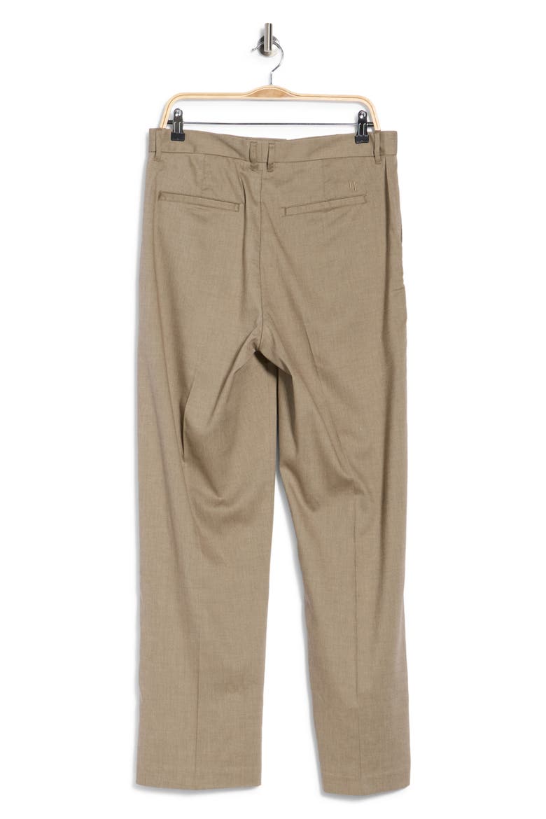 Reece Pleated Slub Suit Pants, Alternate, color, LICHEN GREEN