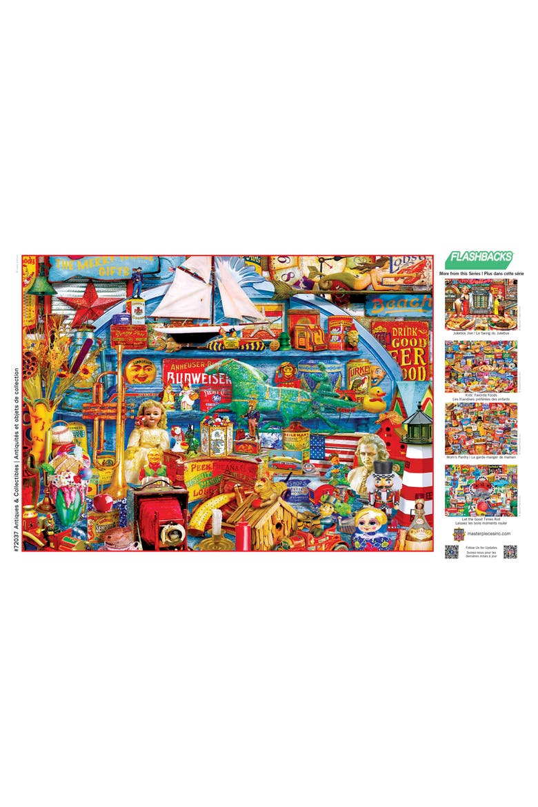 Antiques & Collectibles 1000pc Puzzle, Alternate, color, Multicolor