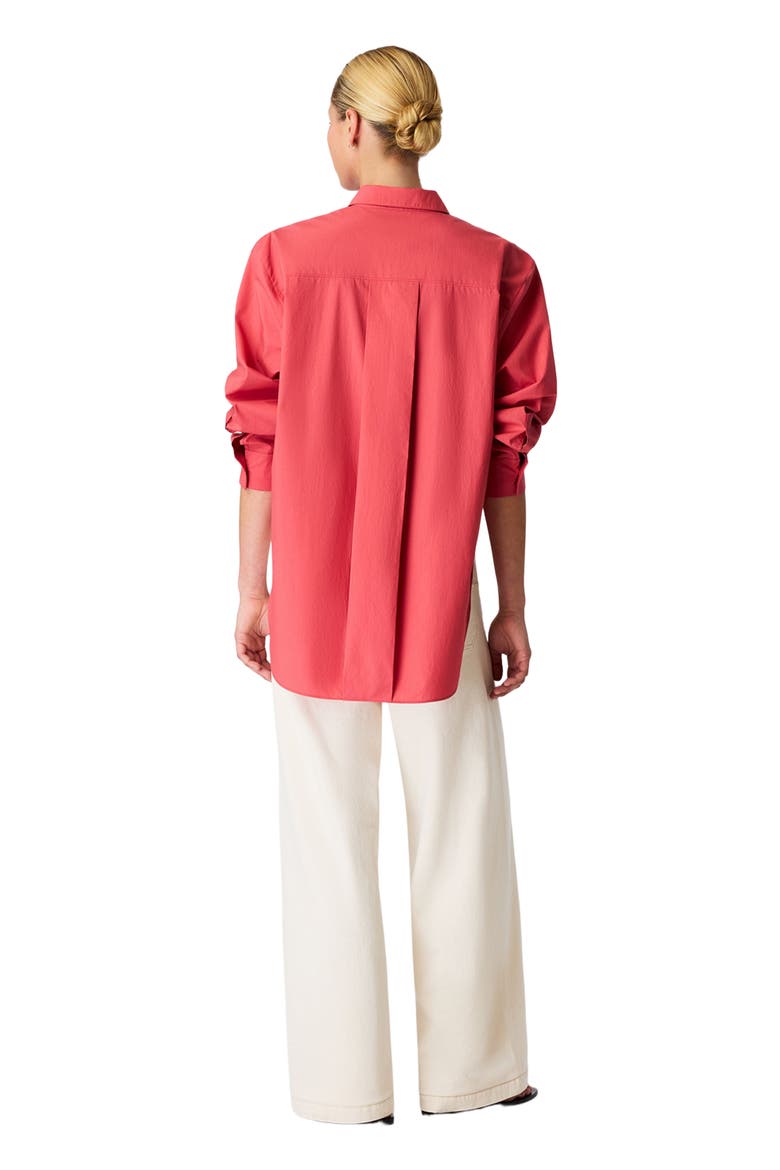 Pleat Back Shirt, Alternate, color, Blush