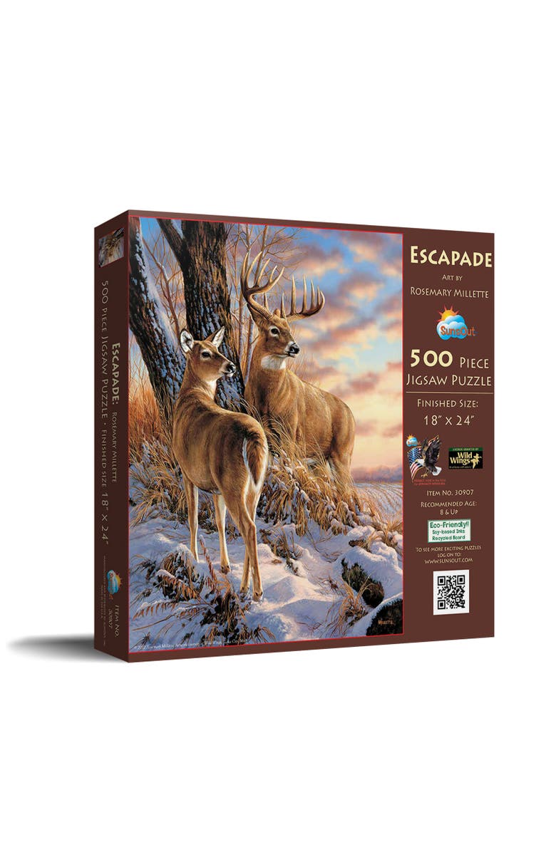 Sunsout Escapade 500 piece Jigsaw Puzzle for Adults, Main, color, Multicolor