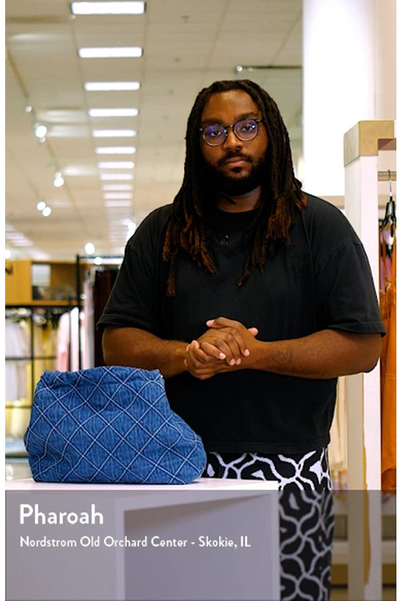 Fleming Soft Quilted Denim Hobo Bag video