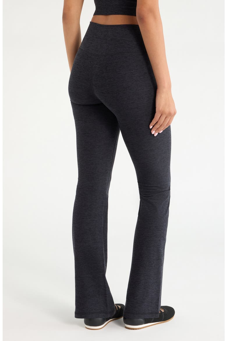 Renew Crossover Boot Cut Leggings, Alternate, color, BLACK MELANGE