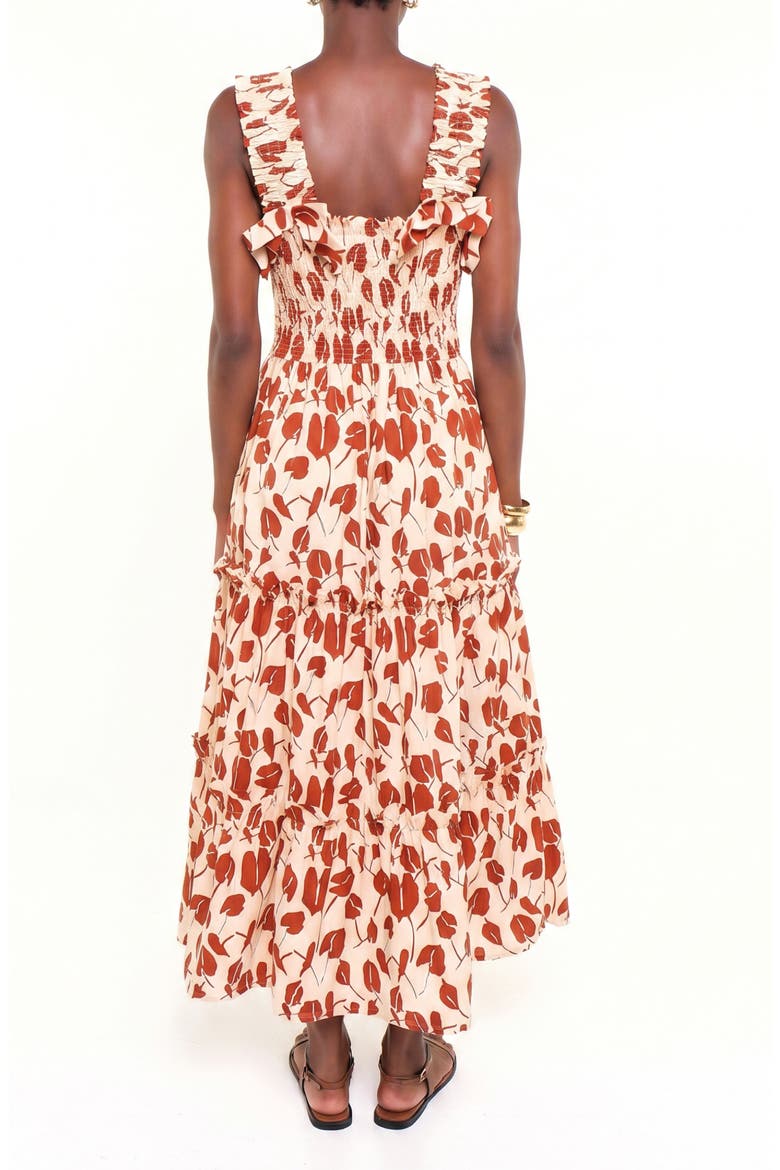 The New Sunset Print Sleeveless Maxi Dress, Alternate, color, RED BRAVE FLORA