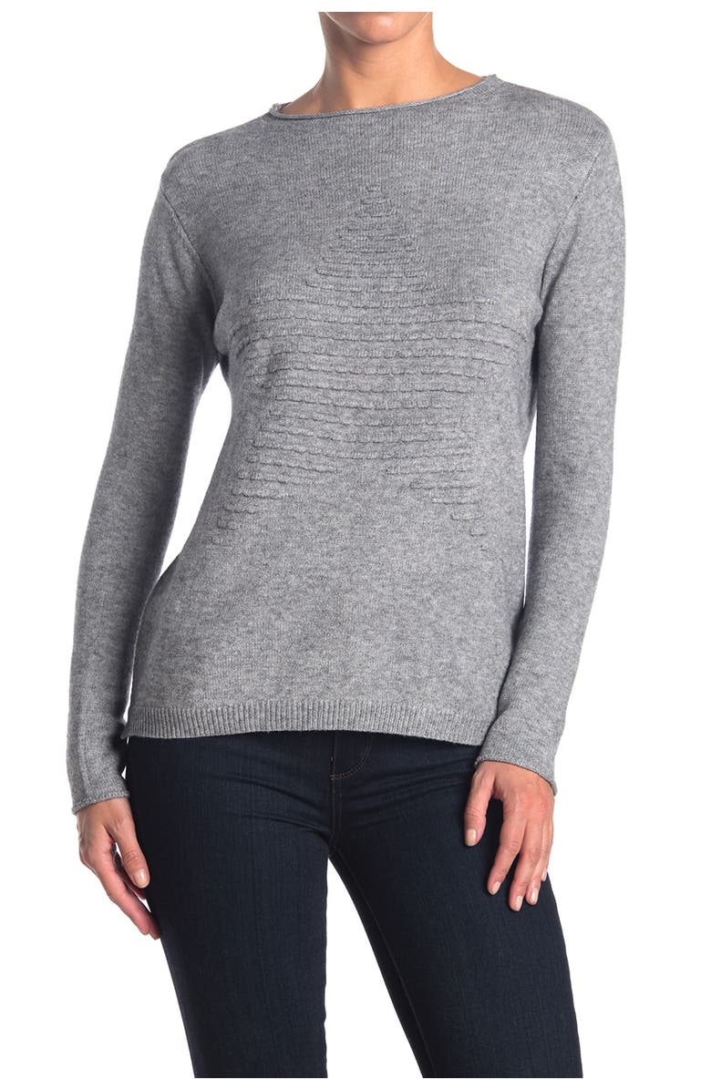 Workshop Long Sleeve Crewneck Star Pullover, Main, color, 