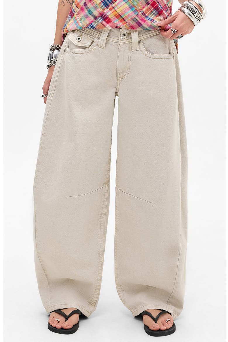 Kayla Cocoon Leg Jeans, Main, color, WHITE