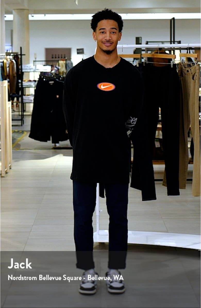 Sportswear Oversize Long Sleeve Graphic T-Shirt, sales video thumbnail